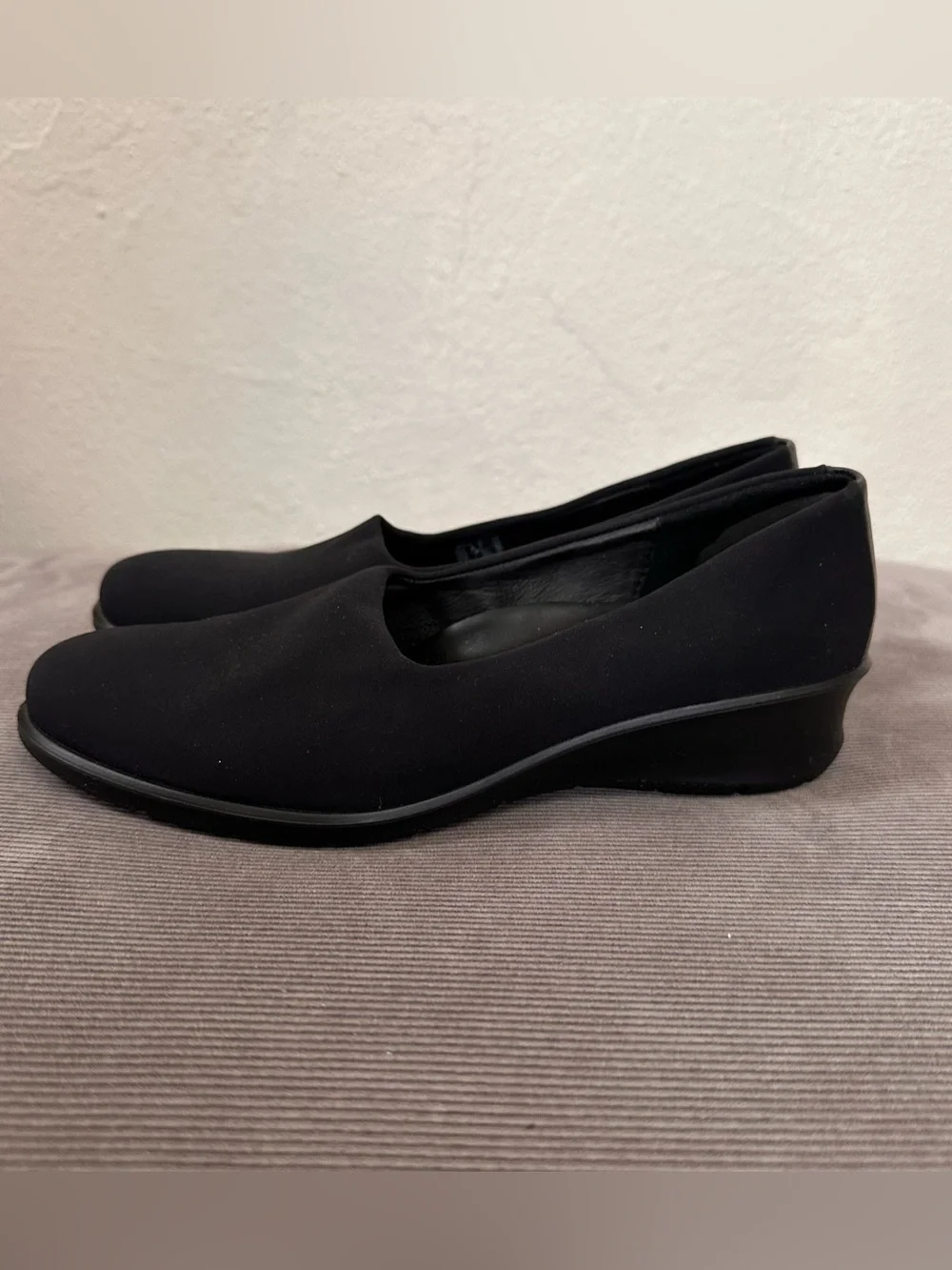 Ecco | Women’s Black Felicia Stretch Slip On Shoes | US Size 7 EU 37